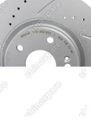 M61636 Диск тормозной Tiggo 4, Tiggo 4 Pro, Tiggo 8, Jaecoo J7 2WD OEM T15-3501075 передний перфорация/насечки