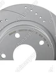 M61878 Диск тормозной CHANGAN CS55 Plus / UNI-S передний перфорация/насечки