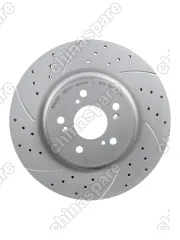 M61128 Диск тормозной HAVAL F7, F7x/ HAVAL H6 Coupe передний // OEM: 3501011XKY00A перфорация/насечки
