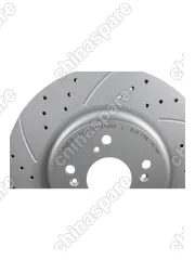 M61128 Диск тормозной HAVAL F7, F7x/ HAVAL H6 Coupe передний // OEM: 3501011XKY00A перфорация/насечки