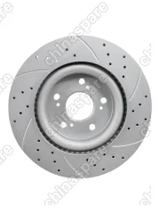 M61128 Диск тормозной HAVAL F7, F7x/ HAVAL H6 Coupe передний // OEM: 3501011XKY00A перфорация/насечки
