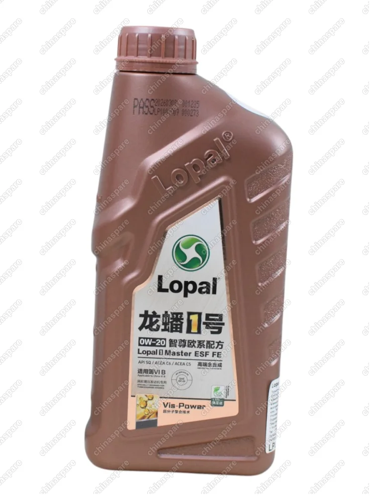 LPL32211 Масло моторное Lopal 1 Smart ESF FE 0W-20 API SQ , ACEA C5, ACEA C6, Volvo VCC RBS0-2AE, BAIC MOTOR 1l