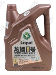 LPL32228 Масло моторное Lopal 1 Smart ESF FE 0W-20 API SQ , ACEA C5, ACEA C6, Volvo VCC RBS0-2AE, BAIC MOTOR 4l