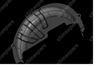 B148404302DY Double board-rear wheel cover inner board rh Chery Cross Eastar