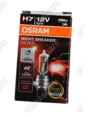 64210NBS Лампа H7 12V 55W PX26d +100% Яркости Night Breaker Silver