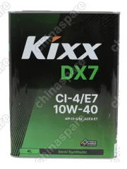 L206144TR1 Масло моторное Kixx DX7 CI-4/E7 10W-40 4л  мет.  синт.