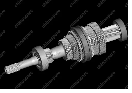 QR5231701400 Вал входной (в сборе) Chery Cross Eastar