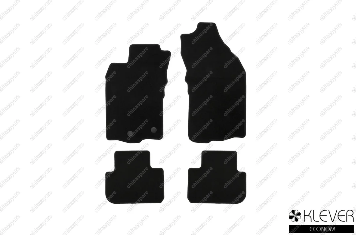 Коврики в салон Klever Econom ALFA ROMEO 147 АКПП 2000-2010, хб., 4 шт. (текстиль)