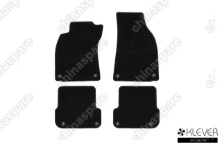 Коврики в салон Klever Econom AUDI A4 8E АКПП 2004-2008, сед., ун., 4 шт. (текстиль)