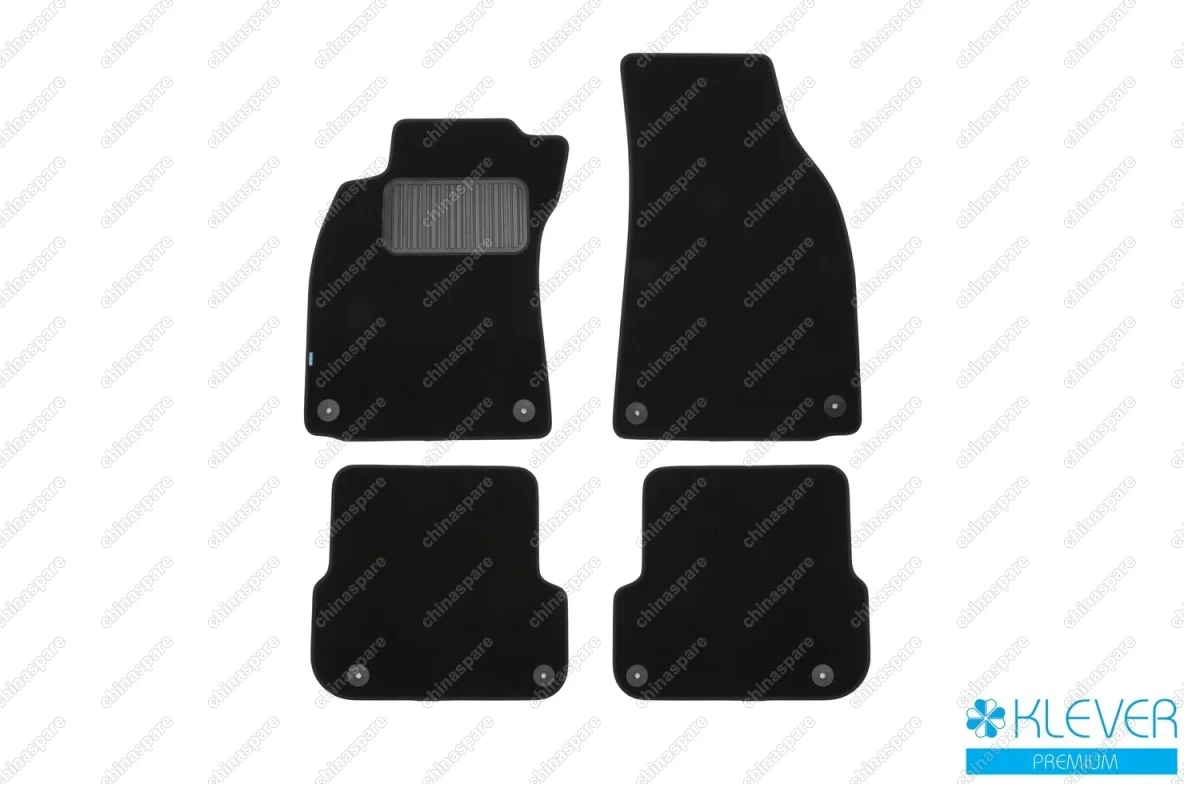 Коврики в салон Klever Premium AUDI A4 8E АКПП 2004-2008, сед., ун., 4 шт. (текстиль)