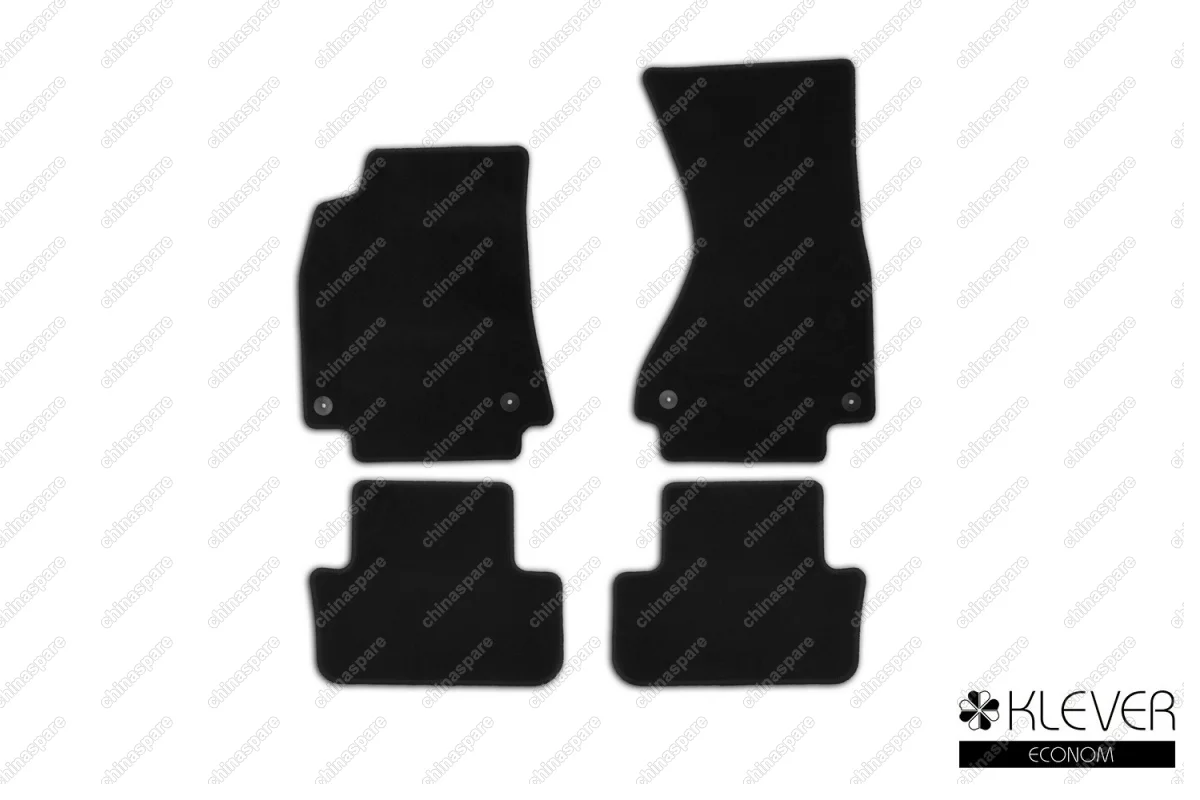 Коврики в салон Klever Econom AUDI A4 АКПП 2007-2015, сед., 4 шт. (текстиль)