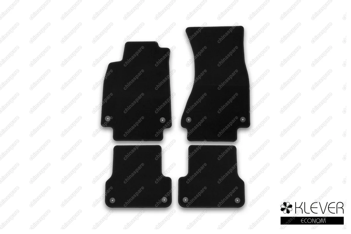 Коврики в салон Klever Econom AUDI A6  2015->, сед., ун., 4 шт. (текстиль)