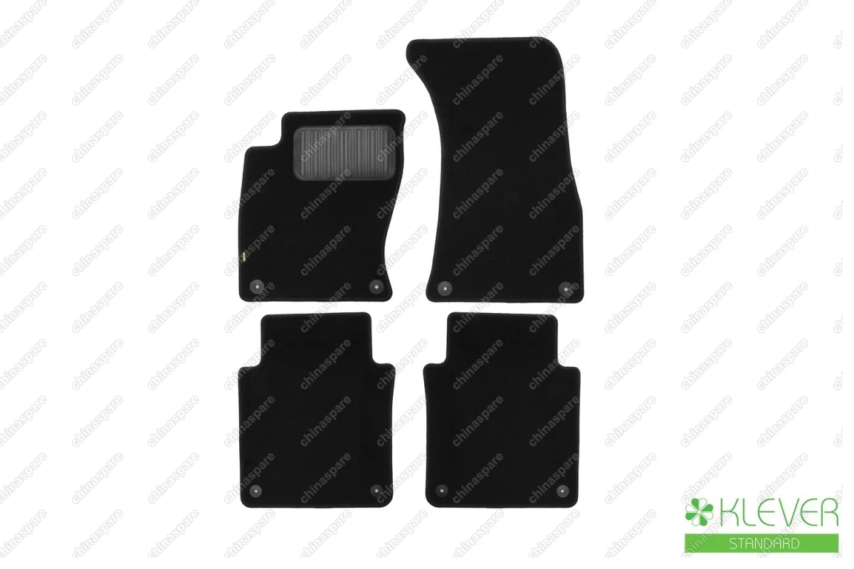 Коврики в салон Klever Standard AUDI A8 Long АКПП 2002-2009, сед., 4 шт. (текстиль)