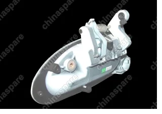 Handle assy - front door outside rh (priming) Chery Eastar