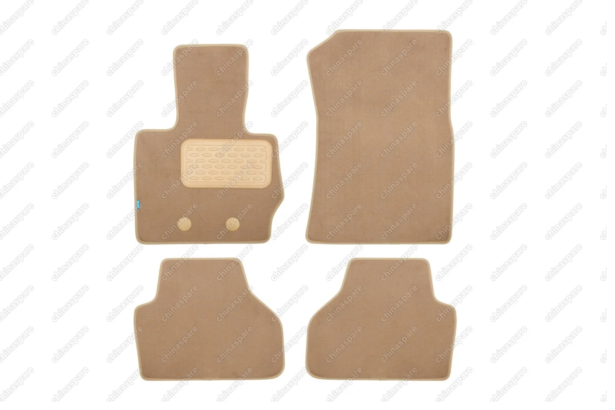 Коврики в салон Klever Premium BMW X4 F26 4WD, 2014-2017, кросс., 4 шт. (текстиль, бежевые)