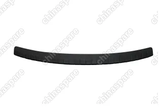 Накладка на задний бампер для BMW X5(Е70) 2010-2013 (II рестайлинг), шагрень