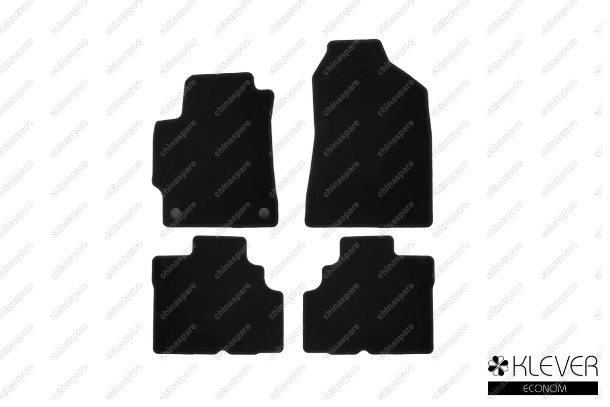 Коврики в салон Klever Econom BRILLIANCE H230 2015->, сед.-хб., 4 шт. (текстиль)