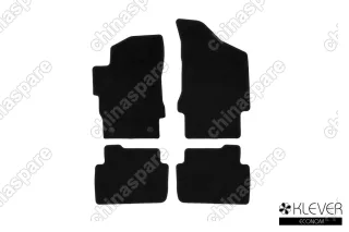 Коврики в салон Klever Econom BRILLIANCE V5 2011->, кросс., 4 шт. (текстиль)