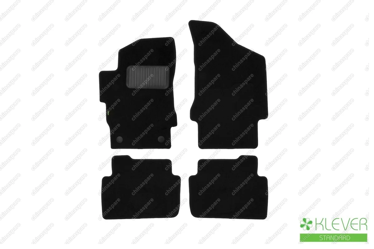 Коврики в салон Klever Standard BRILLIANCE V5 2011->, кросс., 4 шт. (текстиль)