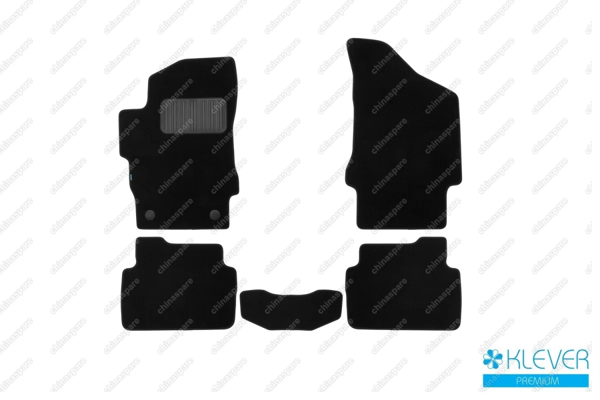 Коврики в салон Klever Premium BRILLIANCE V5 2011->, кросс., 5 шт. (текстиль)
