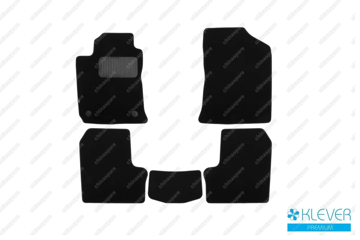 Коврики в салон Klever Premium BYD F-3 2005-2013, сед., 5 шт. (текстиль)