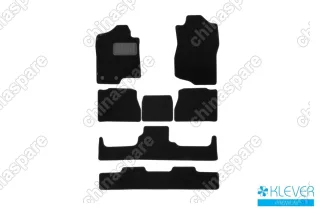 Коврики в салон Klever Premium CADILLAC Escalade 7 мест АКПП 2007-2014, внед., 7 шт. (текстиль)