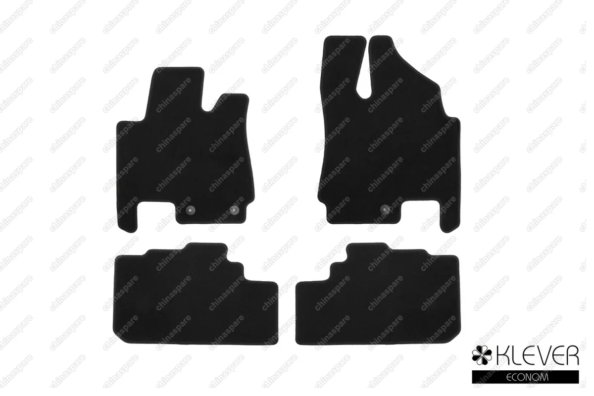 Коврики в салон Klever Econom CADILLAC SRX АКПП 2010->, внед., 4 шт. (текстиль)