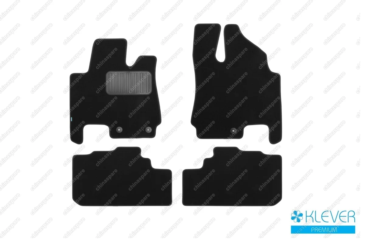 Коврики в салон Klever Premium CADILLAC SRX АКПП 2010->, внед., 4 шт. (текстиль)