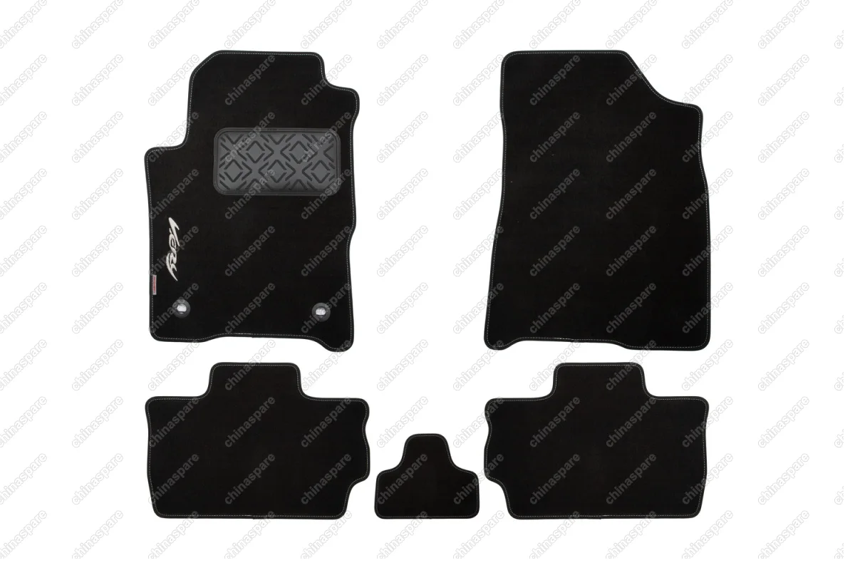 Коврики в салон CHERY Very 2011->, хб., 5 шт. (текстиль)