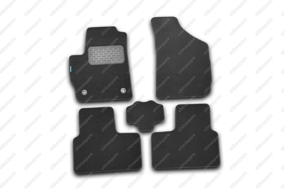 Коврики в салон CHERY Kimo 2008->, хб., 5 шт. (текстиль)