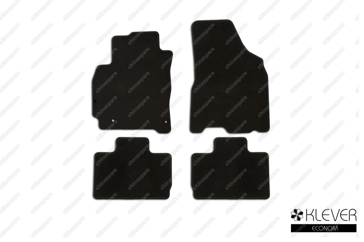 Коврики в салон Klever Econom CHERY Tiggo 2, 2017->, кросс, 4 шт. (текстиль)