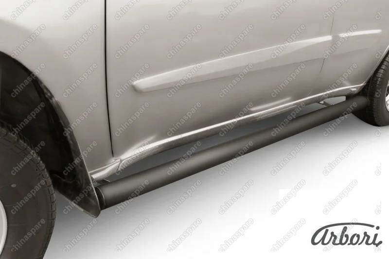 Защита порогов d76 труба Arbori черн. для CHERY Tiggo FL 2013-2016