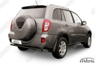 Защита заднего бампера d57 Arbori черн. для CHERY Tiggo FL 2013-2016