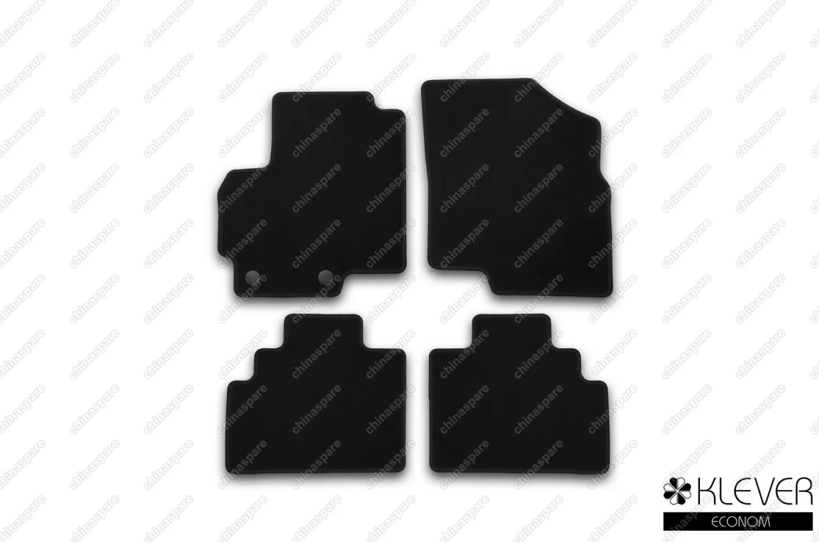Коврики в салон Klever Econom CHERY Tiggo (T21) 2014-2017, 2017->, 4 шт. (текстиль)