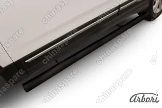 Защита порогов d76  Arbori черн. для CHERY Tiggo 5 2014-нв