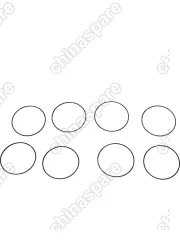 Кольца поршневые (+0.25) Chery Fora, M11, Tiggo