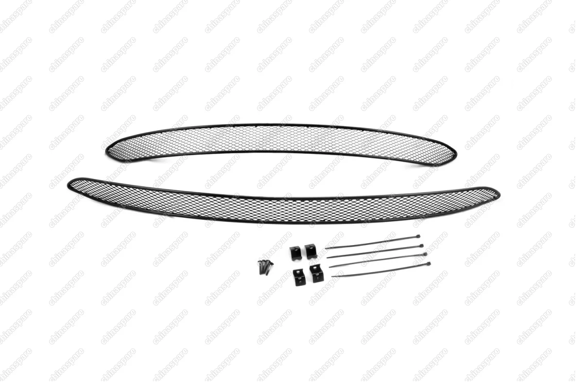 Сетка на бампер внешняя для CHERY Tiggo 5 2015-, 2 шт., черн., 15 мм