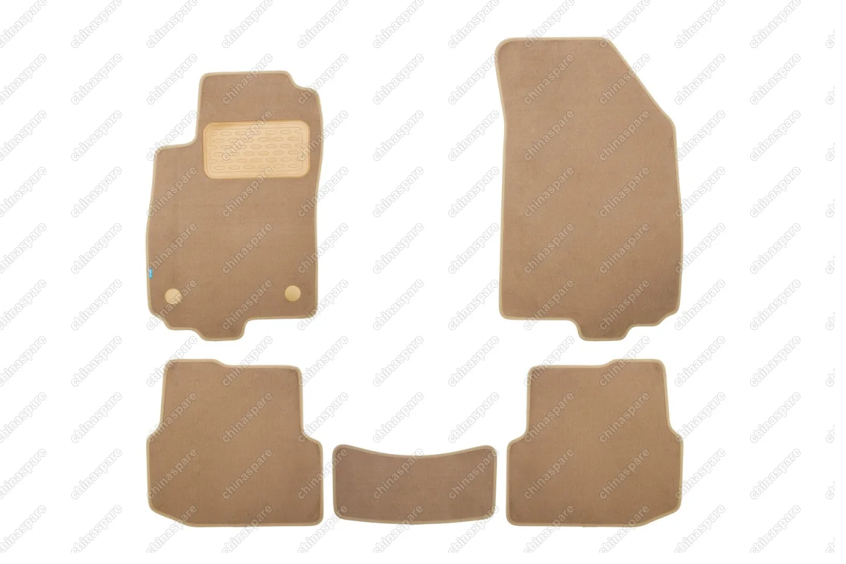 KLEVER04081222112kh Коврики в салон Klever Premium CHEVROLET Aveo 2008-2011, сед., хб., 5 шт. (текстиль, бежевые)