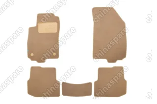 KLEVER04081222112kh Коврики в салон Klever Premium CHEVROLET Aveo 2008-2011, сед., хб., 5 шт. (текстиль, бежевые)