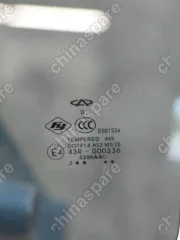 Стекло двери задней левой Chery Fora