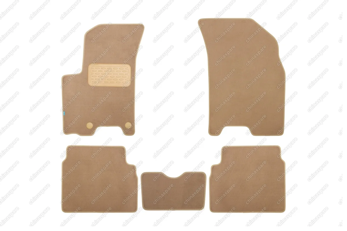 KLEVER04081822112kh Коврики в салон Klever Premium CHEVROLET Aveo 2012->, сед., хб., 5 шт. (текстиль, бежевые)