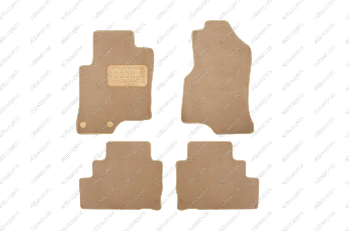 Коврики в салон Klever Premium CHEVROLET Captiva 2006-2011, внед., 4 шт. (текстиль, бежевые)