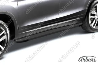 Комплект алюминиевых порогов Arbori Optima Black 1700 для CHEVROLET Captiva 2013-2016
