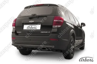 Защита заднего бампера d57 Arbori черн. для CHEVROLET Captiva 2013-2016