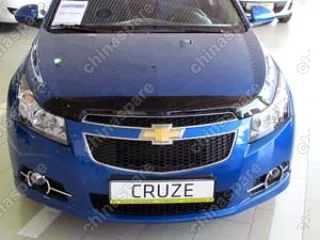 NLDSCHCRU0912 Дефлектор капота темный CHEVROLET CRUZE 2009-2015/DAEWOO LACETTI 2009-2011 Sedan, NLD.SCHCRU0912