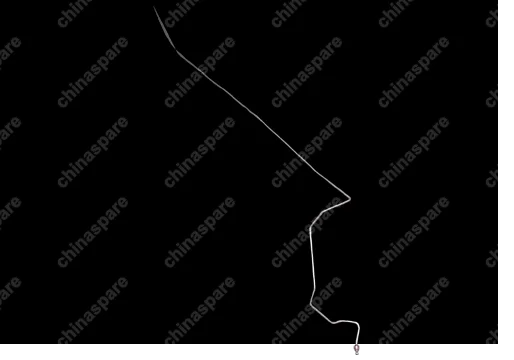 Трубка тормозная задняя левая Chery Fora