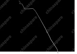 Трубка тормозная задняя левая Chery Fora