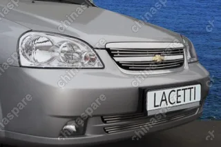 CLAC912984 Декоративные элементы решётки радиатора (2 элемента из 3 трубочек) "Chevrolet Lacetti" 2004-, CLAC.91.2984