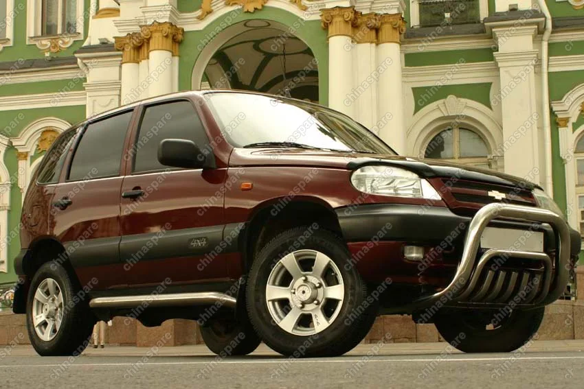 Защита нижняя "акула" d 60 "Chevrolet Niva 2009-" (уст.вместе с CN09.56.0846 и CN09.55.0854)