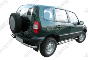 Защита задняя "уголки" d 60 (компл 2шт) "Chevrolet Niva 2009-", CN09.76.0853